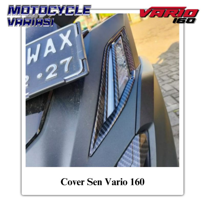 Cover Sen depan Vario 160 Carbon Nemo Cover Sein Carbon Vario 160 Click 160