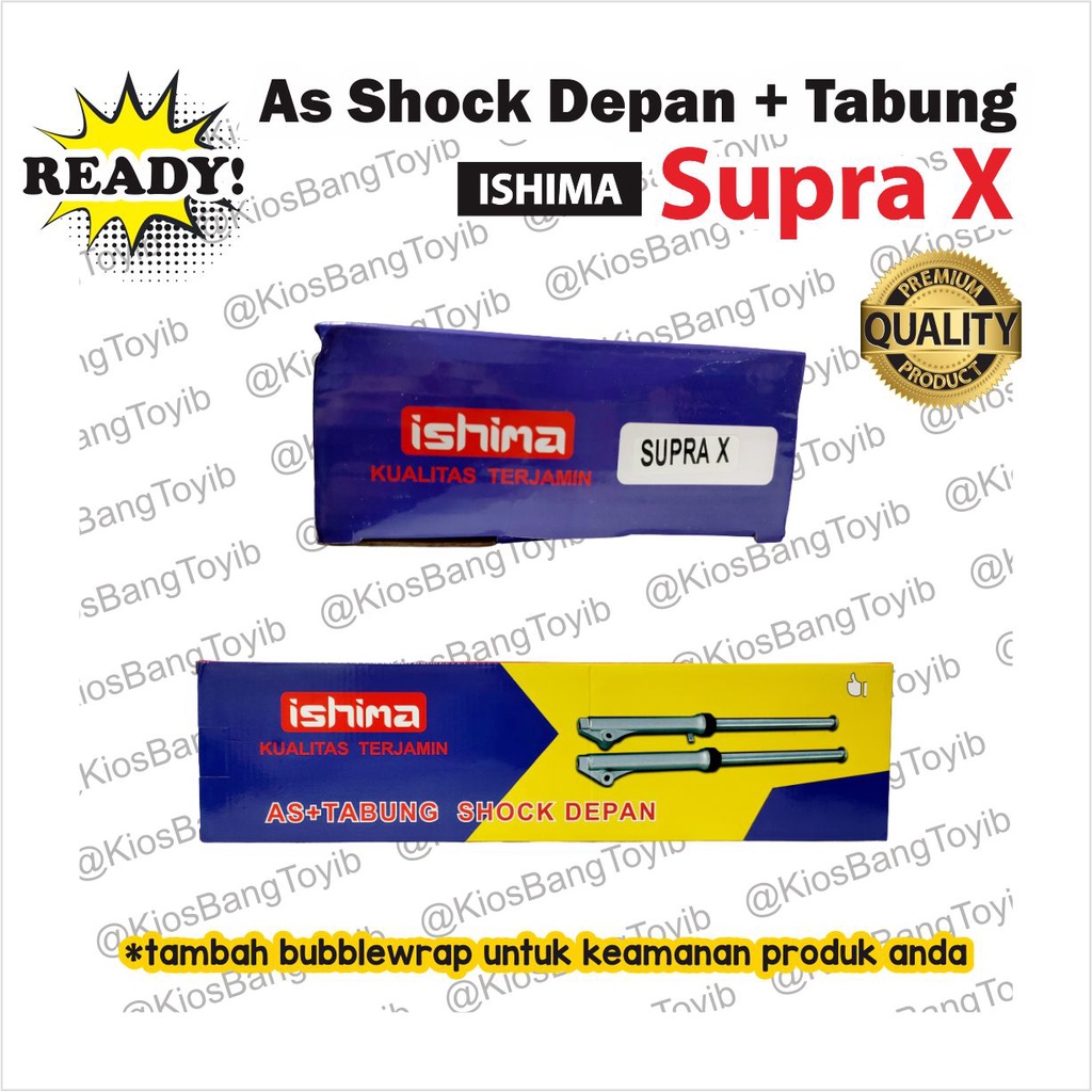As Shock Skok / Shockbreaker Depan + Tabung Honda Supra X (ISHIMA)