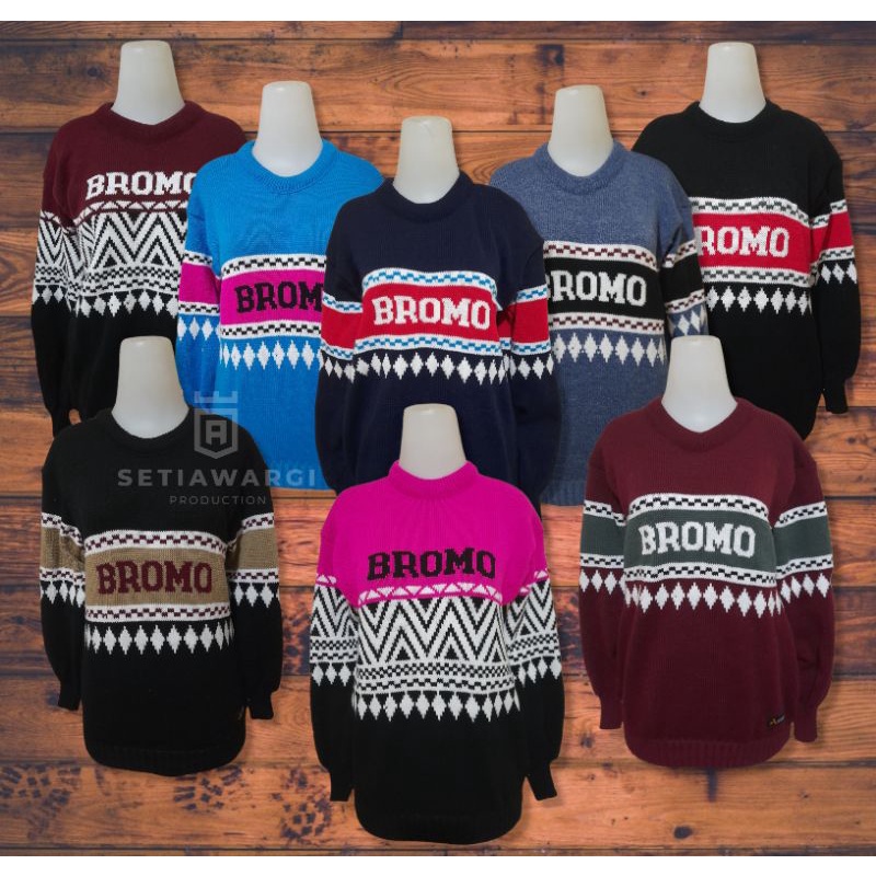 SWEATER RAJUT BROMO TEBAL MURAH