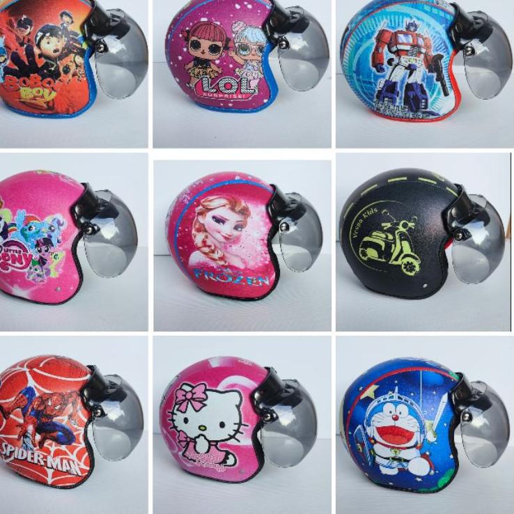 helm bogo anak umur 5-7 tahun free bubble wrap saja 1kg muat 2pcs ‣ Km31au22ᶠ