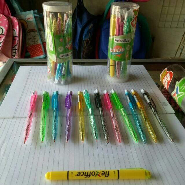 

bolpoin bolpen pulpen bolpoint pencet lusinan