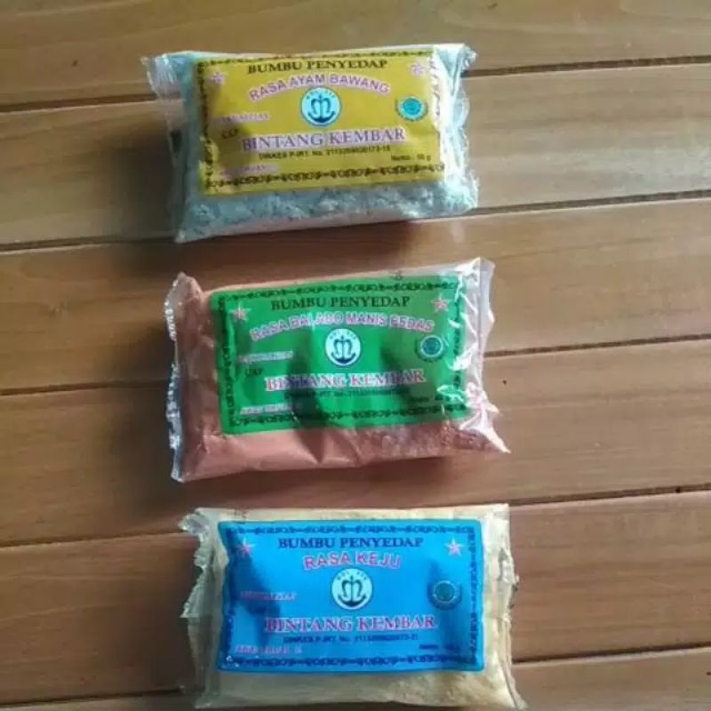 

Bumbu tabur penyedap makanan cap bintang kembar