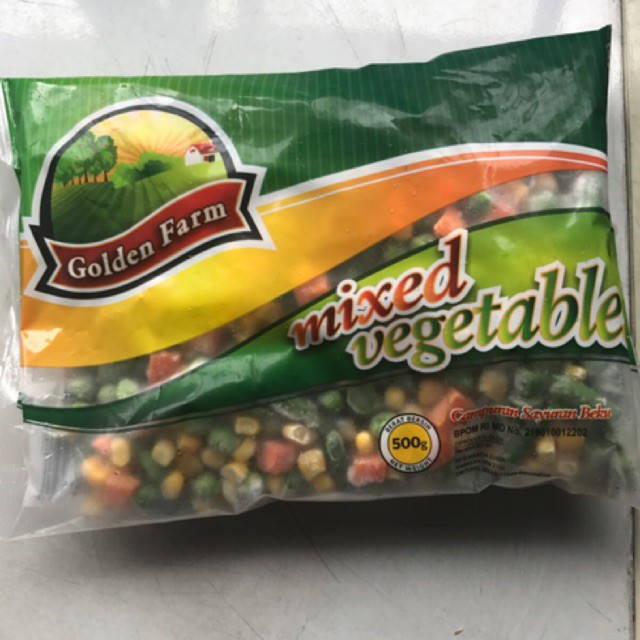 

Goldenfarm Mix Vegetable 1Kg