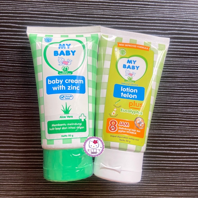 Jual My Baby Lotion Telon Plus/Diaper Cream 50g | Shopee Indonesia