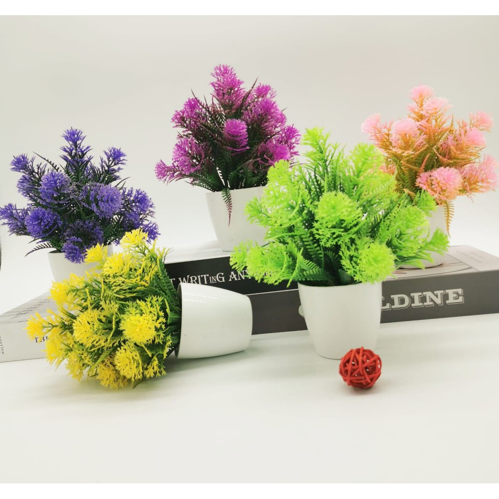 BOS982 Bunga Plastik / Pajangan Bunga Artifisial