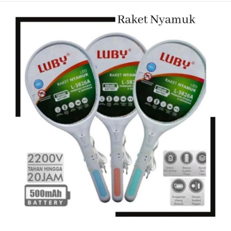 Raket Nyamuk Luby Original