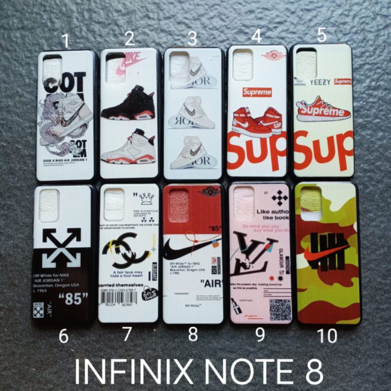 Case gambar infinix Note 8 motif cowok ( 2 motif ) soft softcase softshell silikon cover casing kesing housing