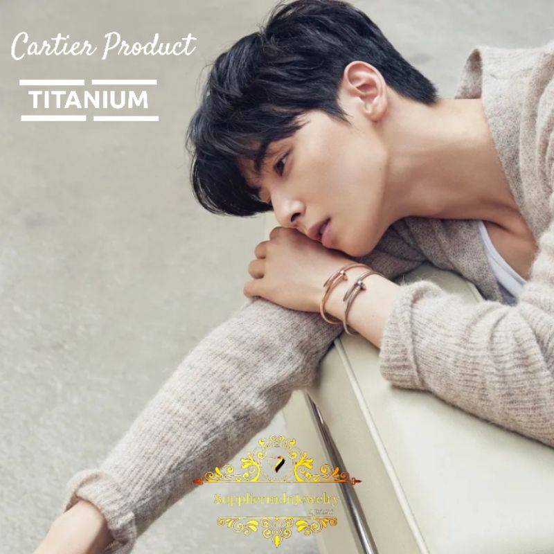 Cartier Titanium ORIGINAL Gelang Paku gSJc003