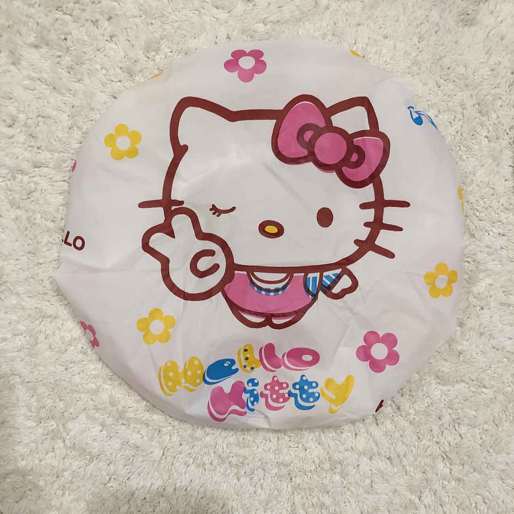 TUTUP KEPALA KERAMAS KARAKTER LUCU SHOWER CAP- 1 PCS