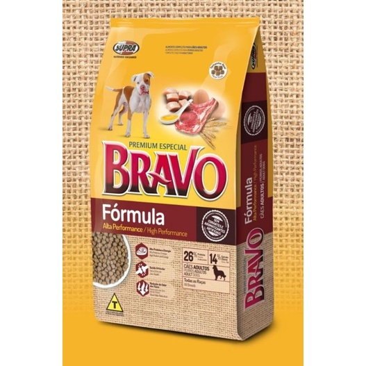 Dog food bravo adult premium organic 20kg khusus grab gosend