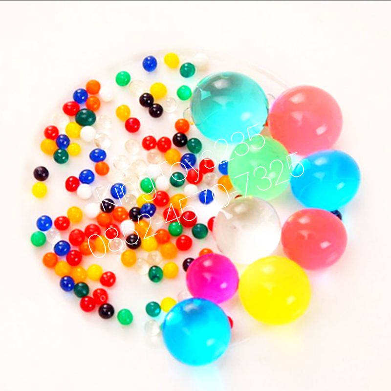 Mainan Anak Telur Kodok Biji Crystal Lembut Rendam Celup Air Membesar Masukin  Sebesar Kelereng Guli