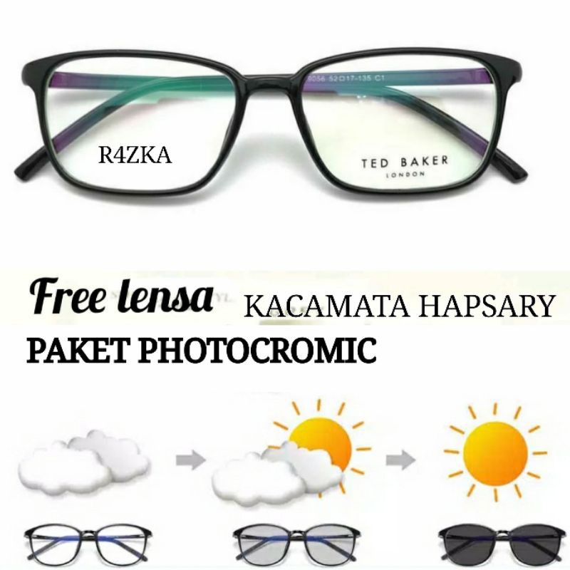 FRAME KACAMATA MINUS PHOTOCROMIC | KACAMATA ANTI RADIASI | KACA MATA PLUS | KACAMATA PRIA DAN WANITA