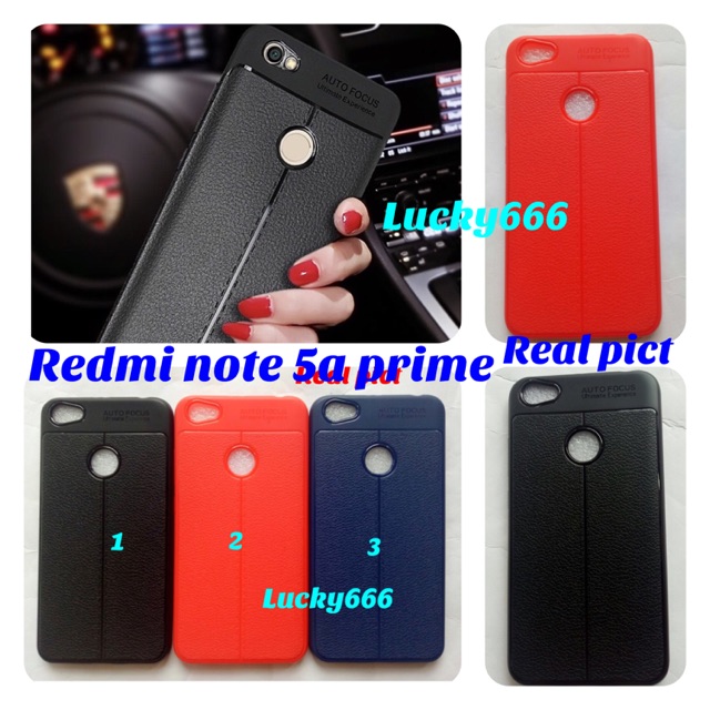 Soft case kulit xiaomi redmi note 5a prime silikon redmi note 5a prime