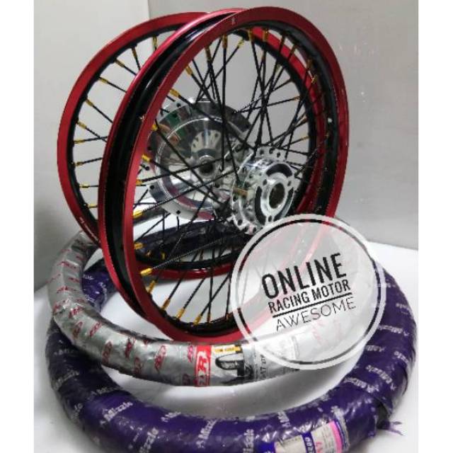 Velg tdr ring17 ban sepaket vario125 150 old mio beat fino scoopy m3 mioj xeon xride soul gt all mtc