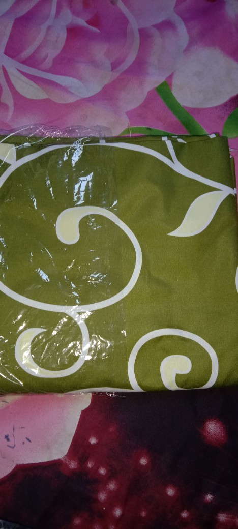 Kain Sprei Disperse Motif Tralis Kangkung Per 0,5m