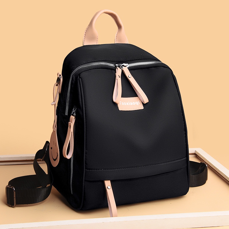 TAS RANSEL WANITA IMPORT ANTI AIR BRANDED HITAM BENITA TA455B5 BACKPACK BESAR CEWEK GENDONG PUNGGUNG SEKOLAH KERJA KULIAH PREMIUM KOREA BATAM MURAH