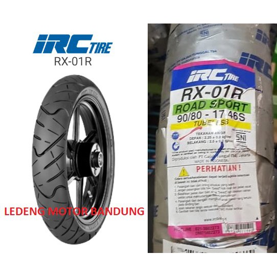 IRC 90 80-17 RX 01 Rear Road Winner Ban Tubeless Motor Sport