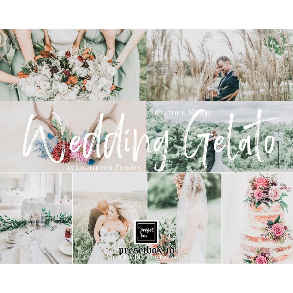 VB - Wedding Gelato Lightroom Preset Android iOS Windows