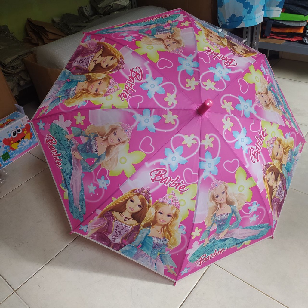 Payung anak karakter kartun princess frozen full print