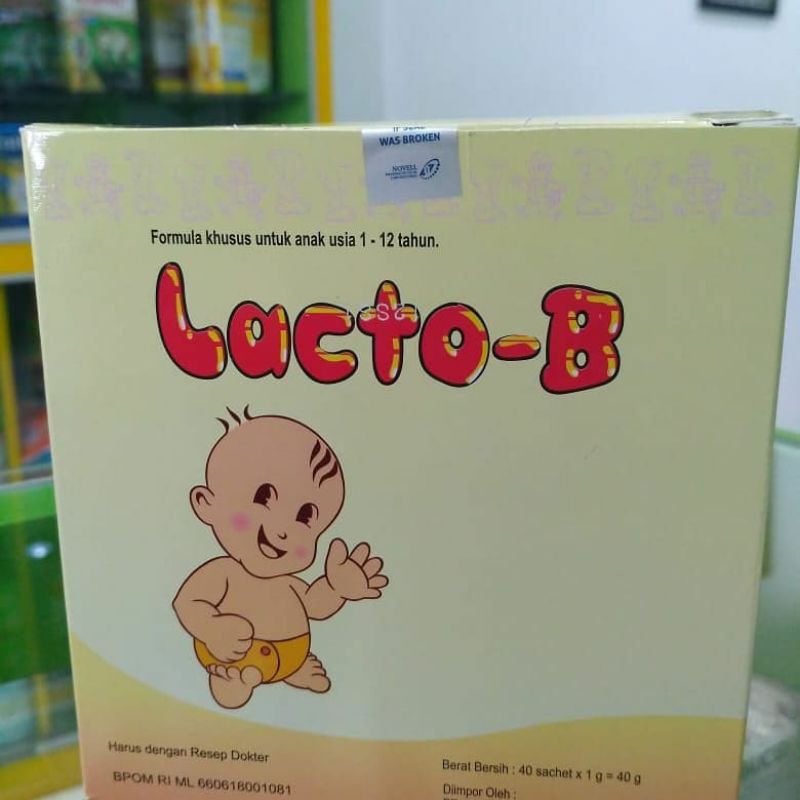 Lacto-B Sachet Probiotik untuk membantu memelihara dan mengobati masalah pencernaan pada anak