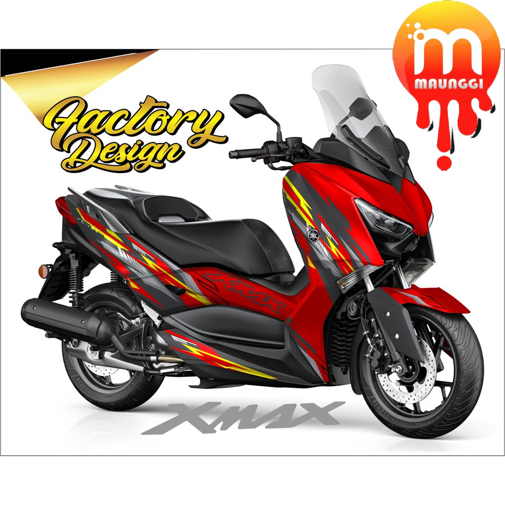 Decal xmax full body Striping motor xmax 250 full variasi Stiker motor yamaha xmax 250 full motif