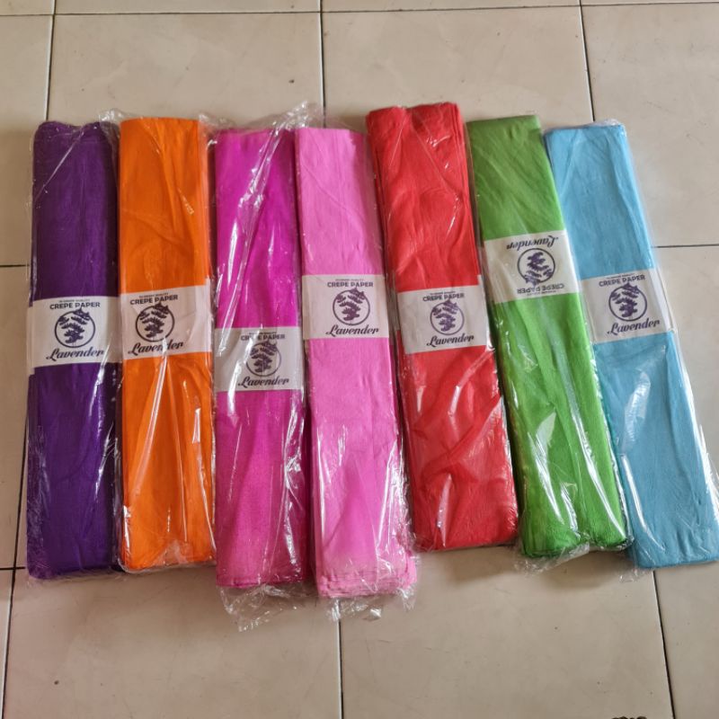 

Kertas Krep Lembaran/ Hiasan Ulang Tahun Kertas Crepe