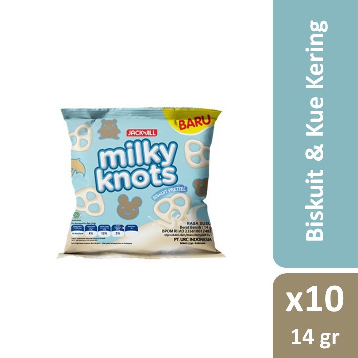 Milky Knots Biskuit Rasa Susu 14 gr