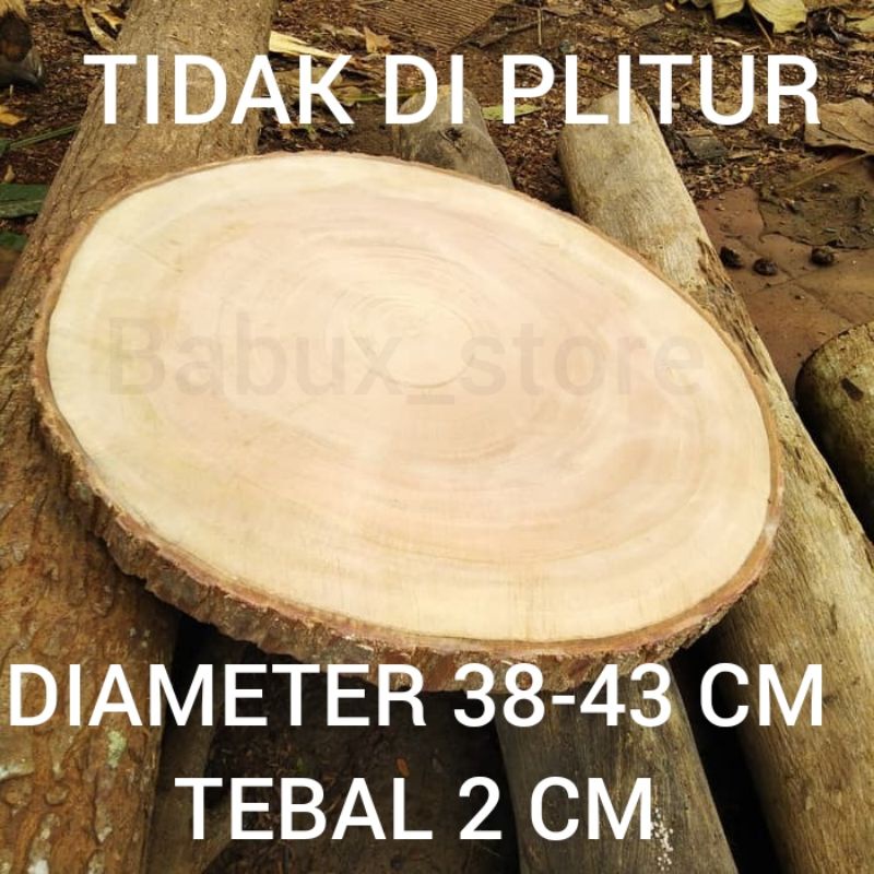 potongan kayu mahoni besar