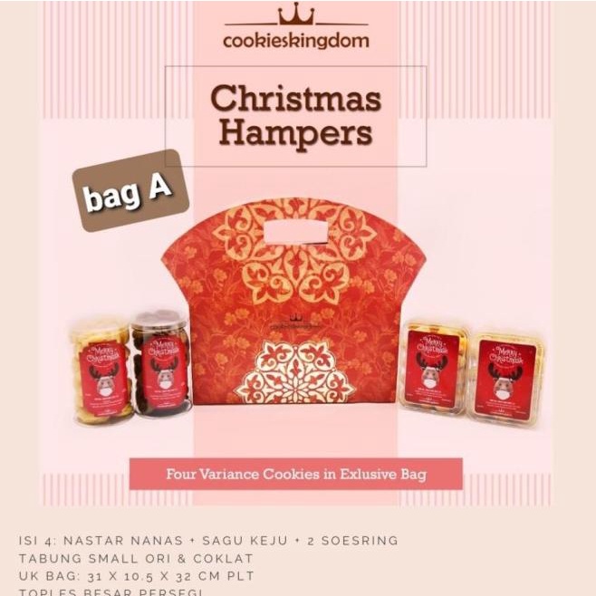 

Bag A Hampers - Parcel Natal Kue Kering Tas A / Christmas Cookies