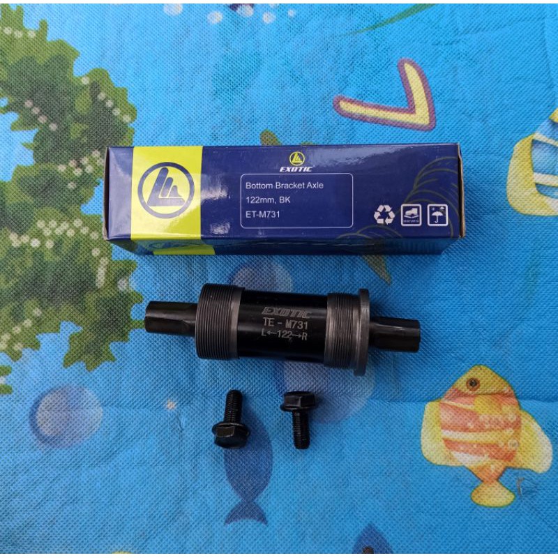 BB exotic 122 bottom bracket as tengah sepeda BB kotak