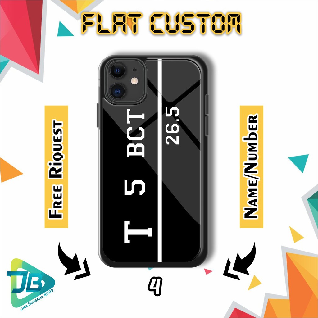 HARDCASE 2D GLOSSY FLAT CUSTOM OPPO VIVO XIAOMI SAMSUNG REALME IPHONE ALL TYPE JB4776