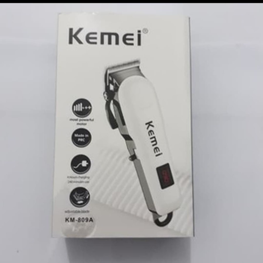 Lat Cukur Rambut Kemei KM-809A Original Kemei - Hair Clipper Kemei 809