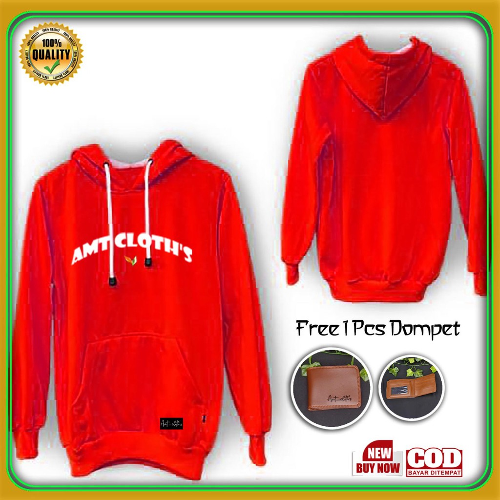 sweater Amt_cloth's pria swetaer pria sweater hoodie original Amt_cloth's free dan bonus dompet