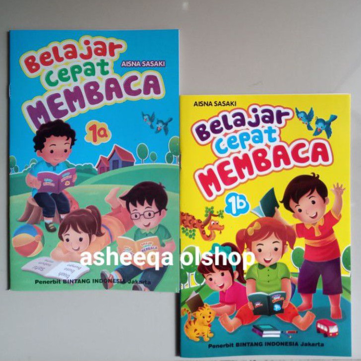 Paket 2 Buku Belajar Cepat Membaca 1A &amp; 1B