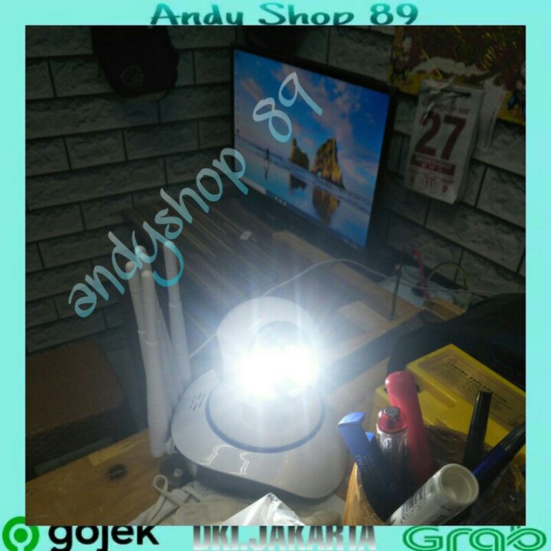 NEW IP CAM 5 ANTEMA 5mp (Wireless IP Camera CCTV Rotate 360)5MP murnih di jamin bagus