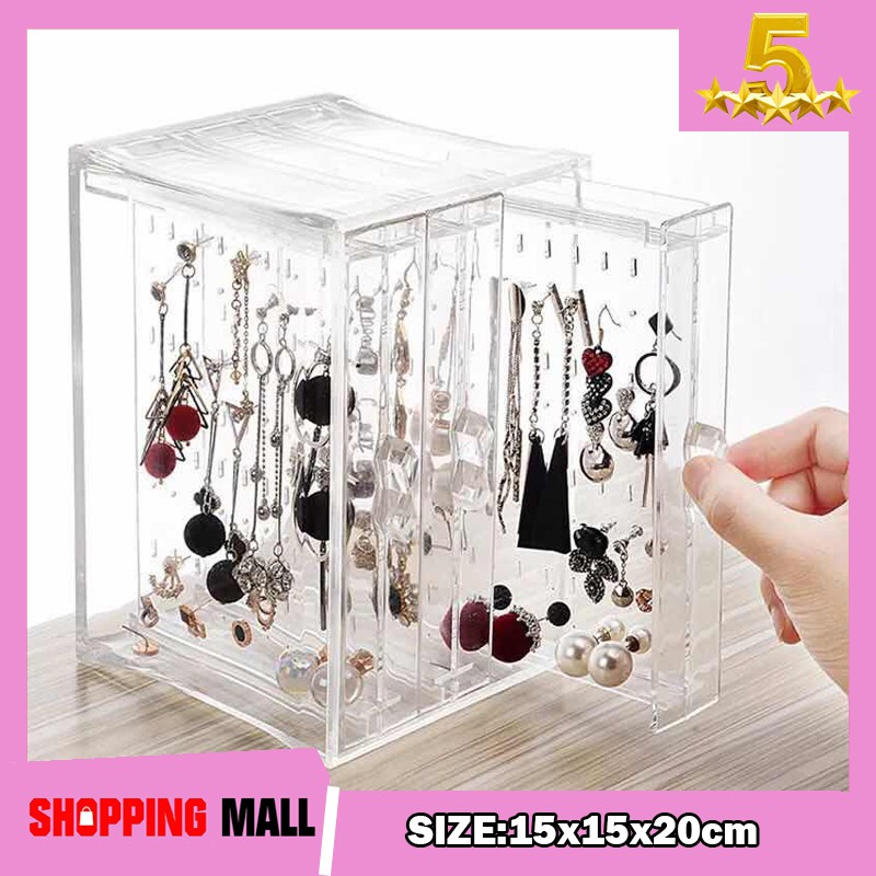 RAK ANTING AKSESORIS WANITA ACRYLIC Anti Debu