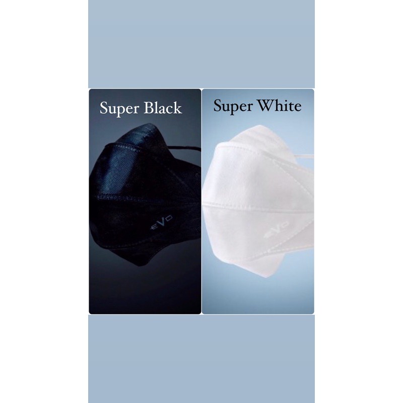 Masker Evo Plusmed SUPER BLACK & SUPER WHITE (Limited Edition)