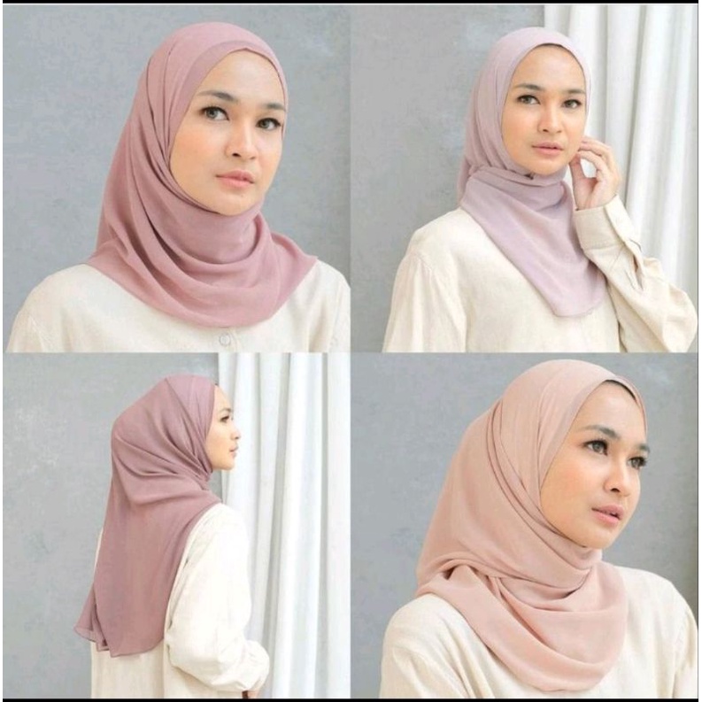 pashminah oval crinkel premium II hijab kekinian