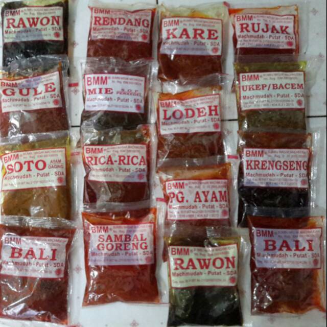

Paket Bumbu machmudah 20 bungkus