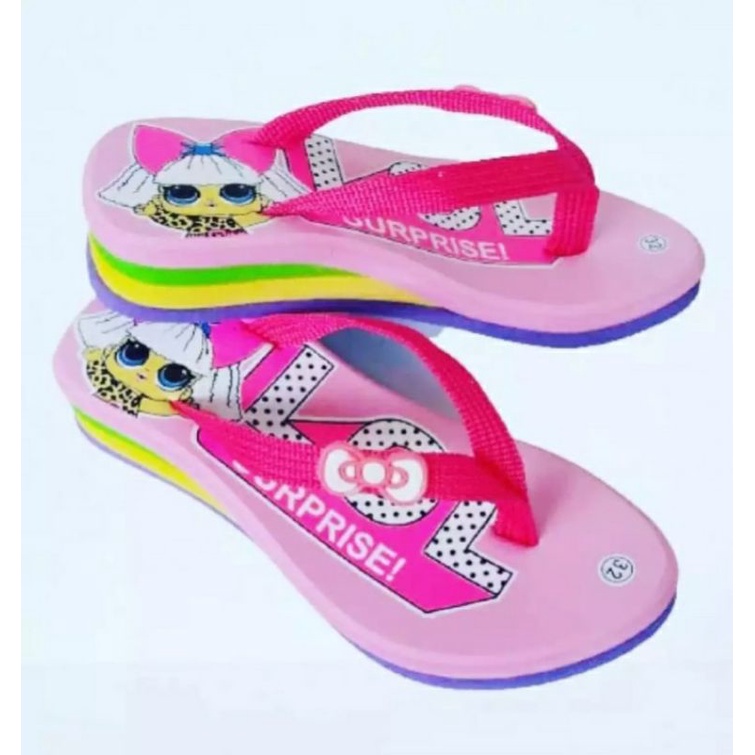 Arkn-SandaL Wedges anak Lapis LoL terbaru