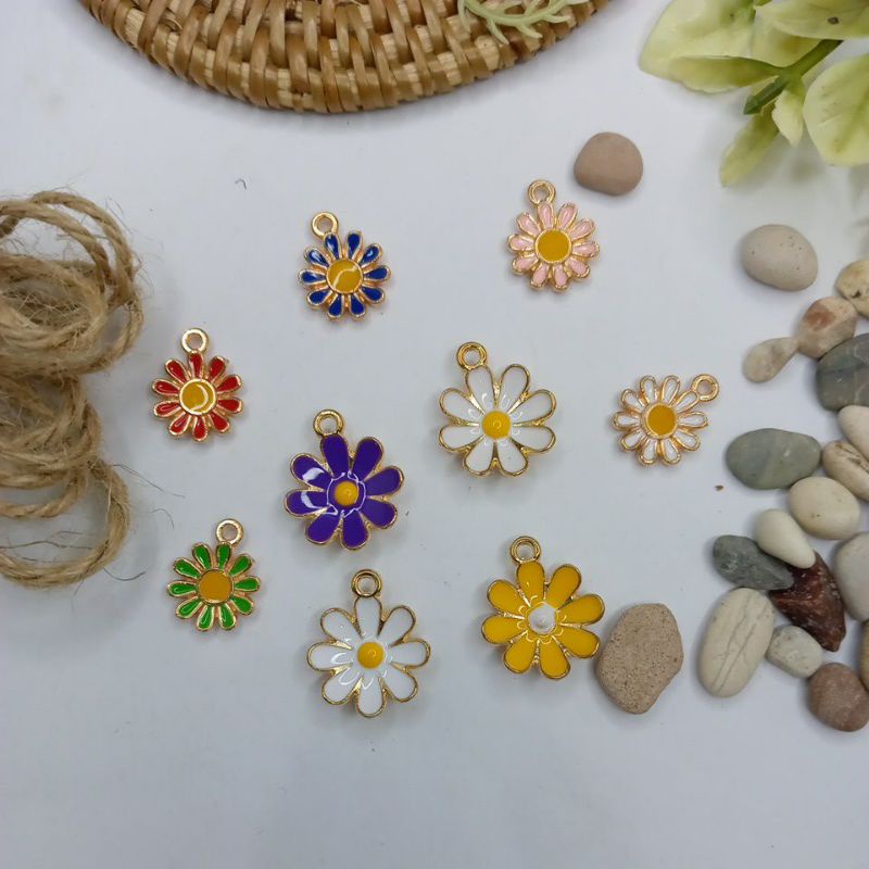 liontin enamel | liontin bunga| liontin gelang bandul kalung | bandul gelang