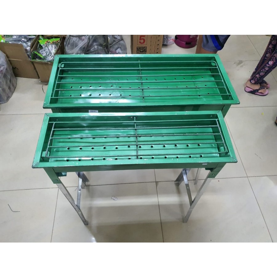 Bakaran Sate Kaki 20 X 60 Panggangan Arang Grill Alat Panggang