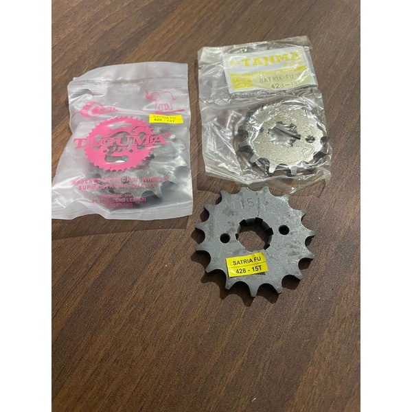 Gear Depan Gir Depan Satria fu 150 428 13 14 15 Tajima Taguma