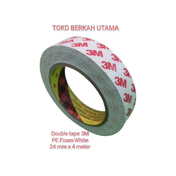 

Mudah Double Tape 3M Pe Foam White 24 Mm X 4.5 Meter Berkualitas