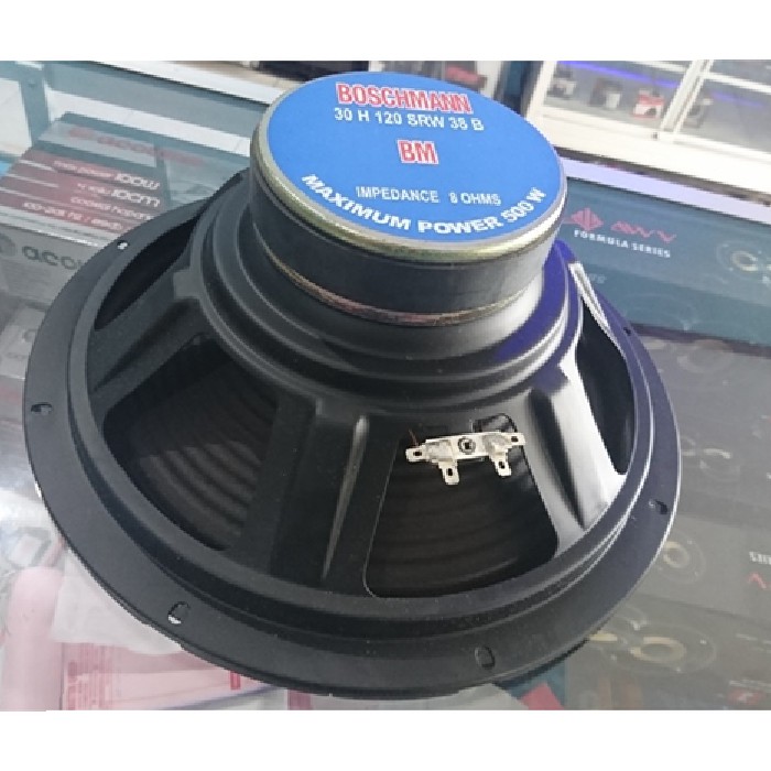 SPEAKER PROFESSIONAL BOSCHMANN 500W WOOFER SUPER BASS 12 INCH