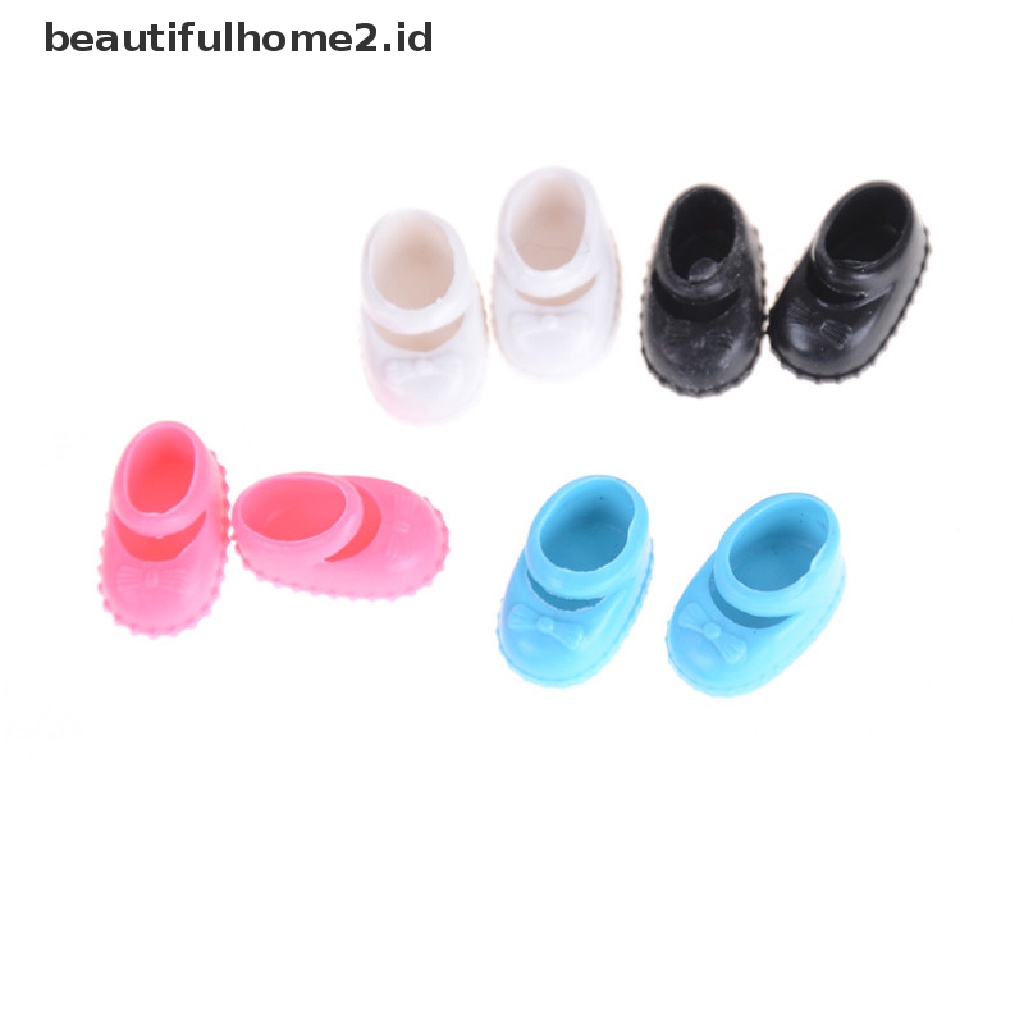 (Beautifulhome2.Id) 5 Pasang Sepatu Boneka Confused 12cm Untuk Mainan Anak