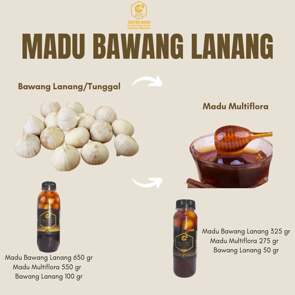 

Madu Bawang Lanang 650 gr