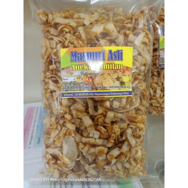 

KERIPIK SINGKONG SERUT KHAS BLITAR