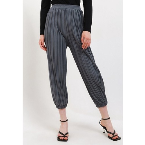 CHIC SIMPLE PLEATED HAREM PANTSS HIGHWAIST CANTIK MODERN WANITA PT1291BB/0322