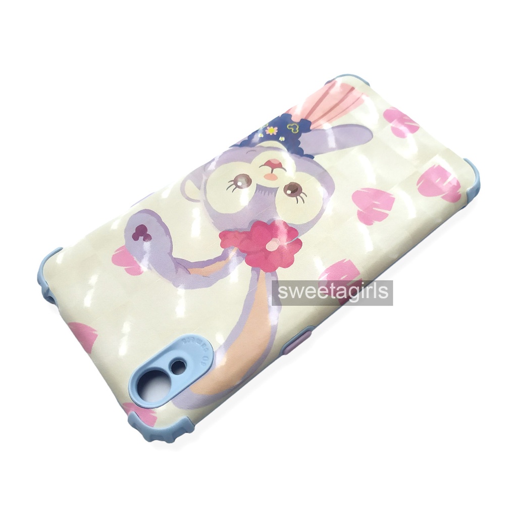 Softcase Silikon Anticrack model Berkilau - Oppo A37 / Neo 9 (sama ukuran) - sweetacase.id - Casing 4 sudut dengan bumper kamera - casing warna pastel - model berkilau dengan diamond cut - casing dengan karakter lucu -aesthetic - casing anak - Case Gemoy